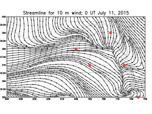 Image of MERRA-2 streamline winds